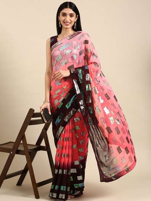 women's embellished saree with blouse - 20349622 -  Standard Image - 0