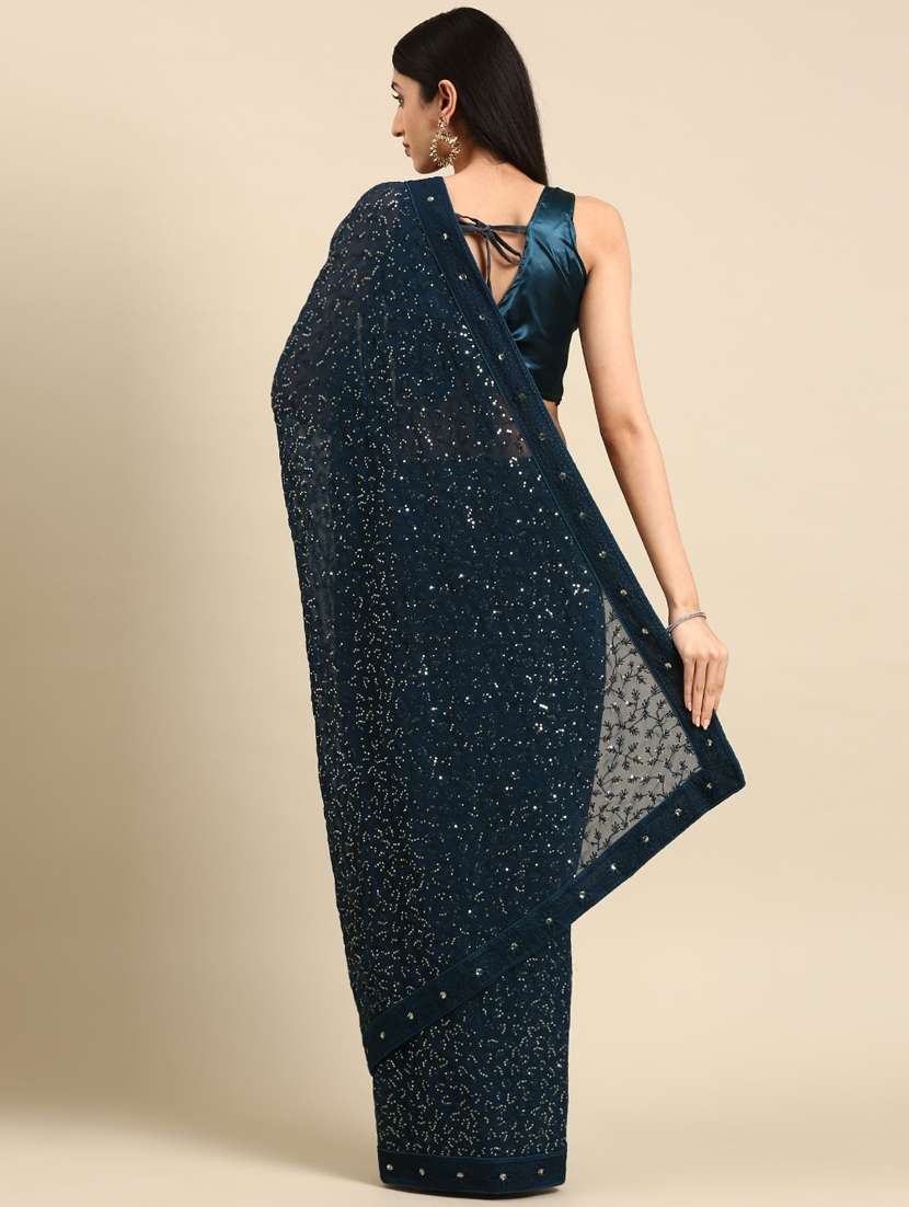 women's embellished saree with blouse - 20349626 -  Standard Image - 1