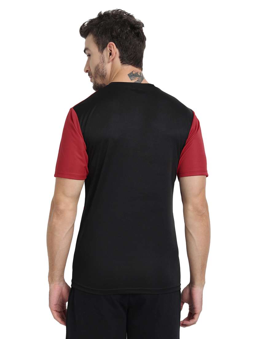 multi colored polyester color block tshirt - 20351184 -  Standard Image - 1