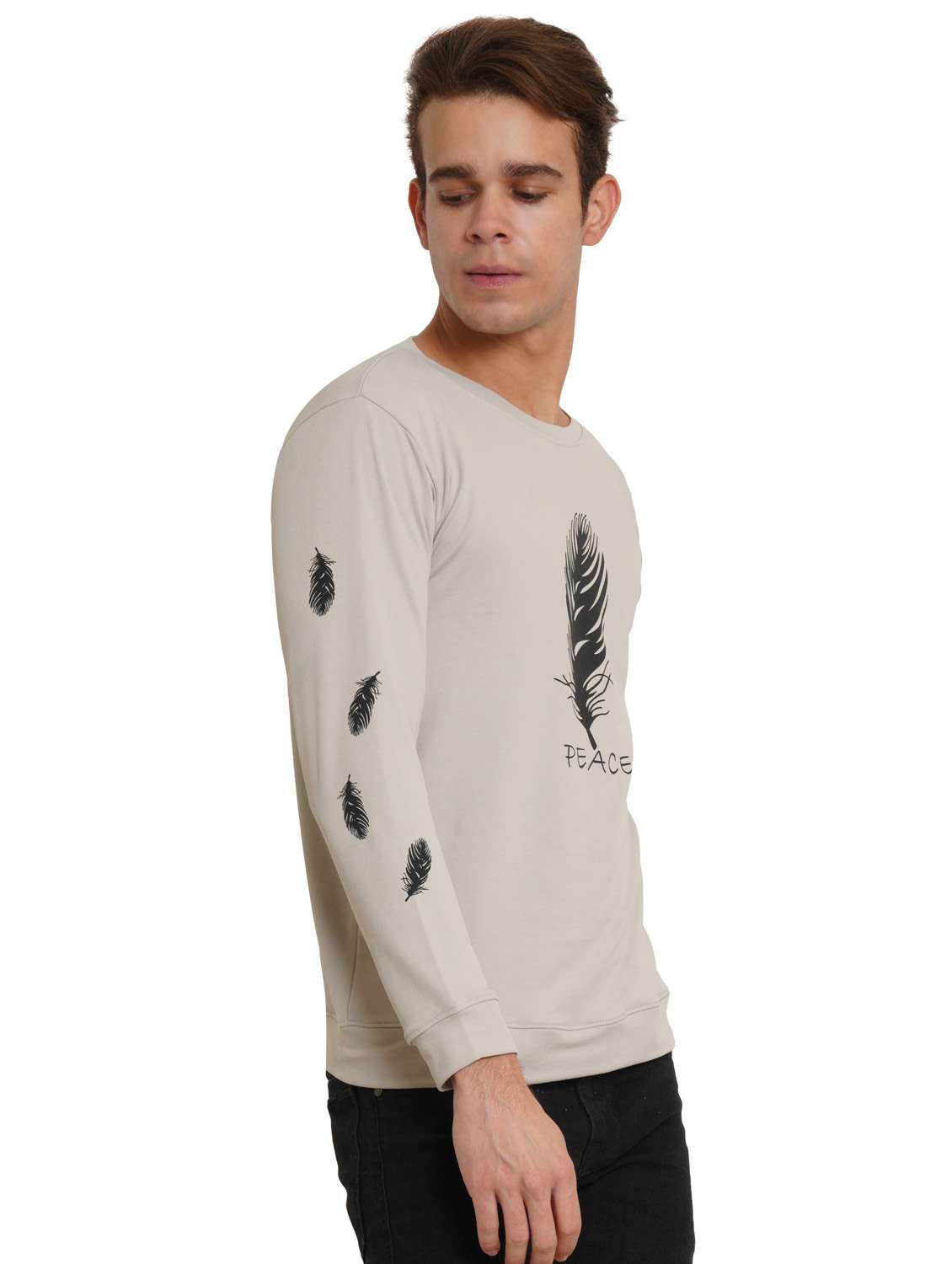 men graphic print cotton t-shirt - 20351949 -  Standard Image - 1