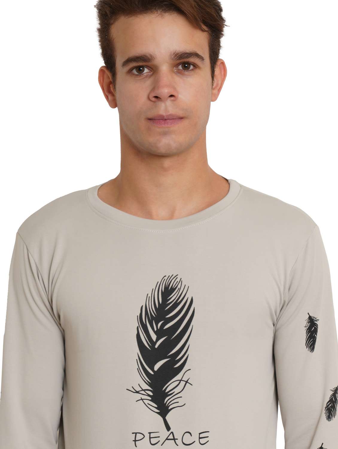 men graphic print cotton t-shirt - 20351949 -  Standard Image - 4