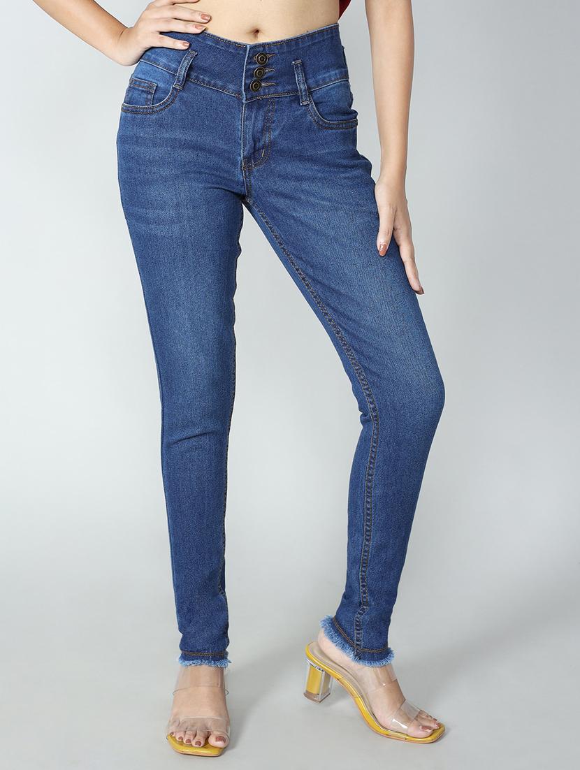 women's plain slim fit jeans