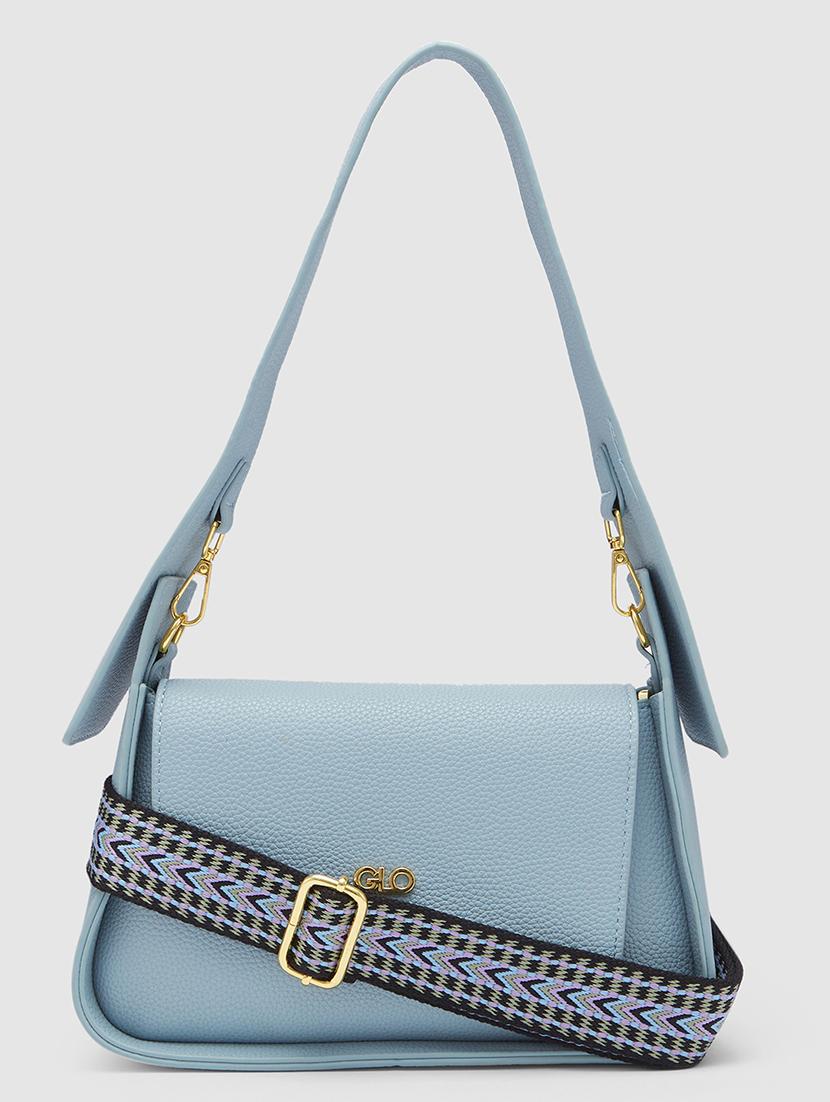 women solid leatherette handbag - 20355084 - Standard Image - 4