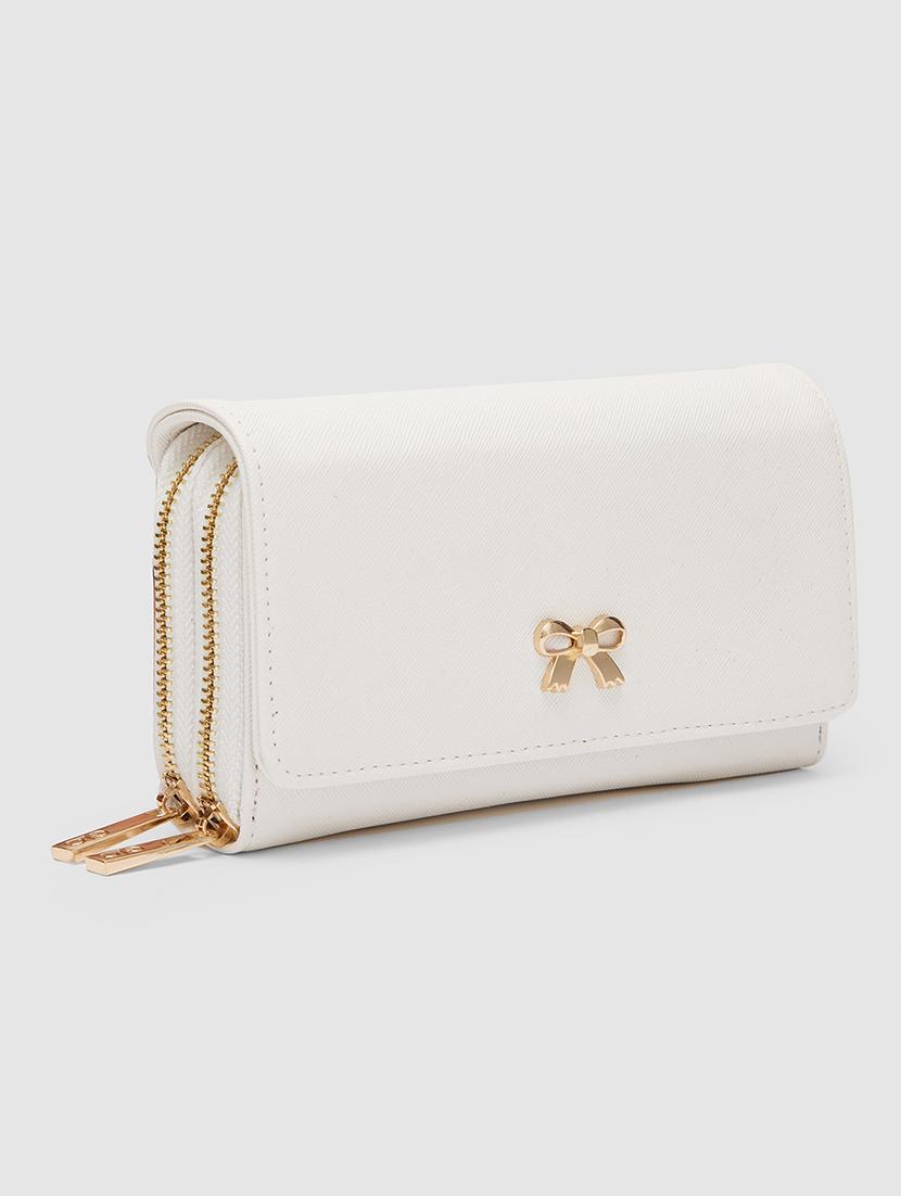 women white leather wallet - 20355091 - Standard Image - 4
