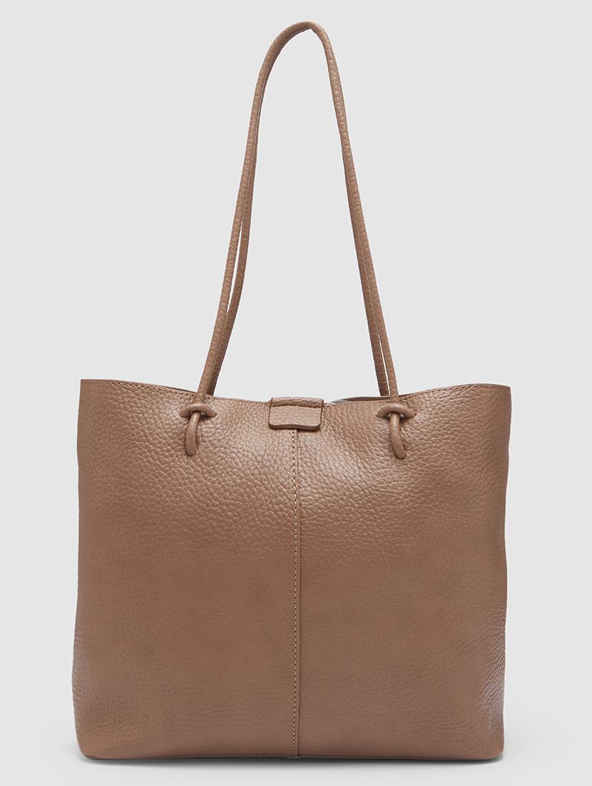 women brown leatherette regular handbag - 20355093 -  Standard Image - 1