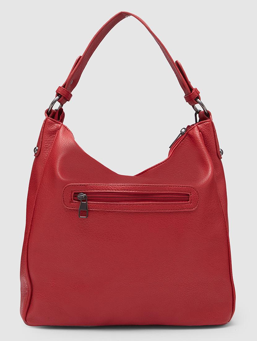 red leatherette (pu) handbag - 20355101 -  Standard Image - 1