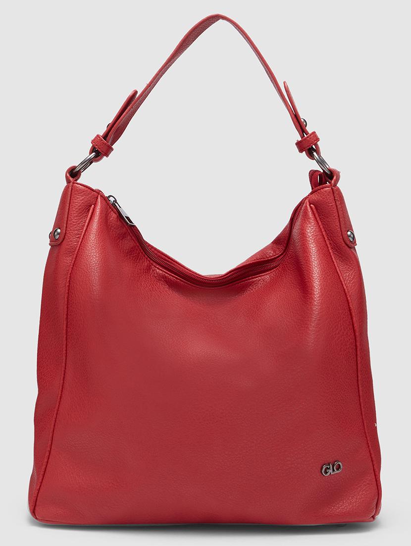 red leatherette (pu) handbag - 20355101 - Standard Image - 4