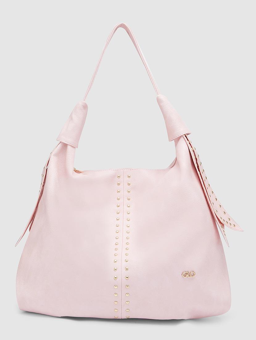 pink leatherette (pu) handbag - 20355103 - Zoom Image - 0