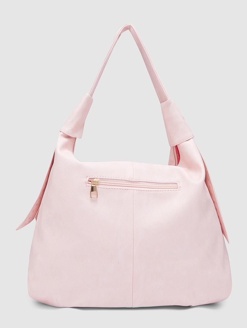 pink leatherette (pu) handbag - 20355103 - Standard Image - 1