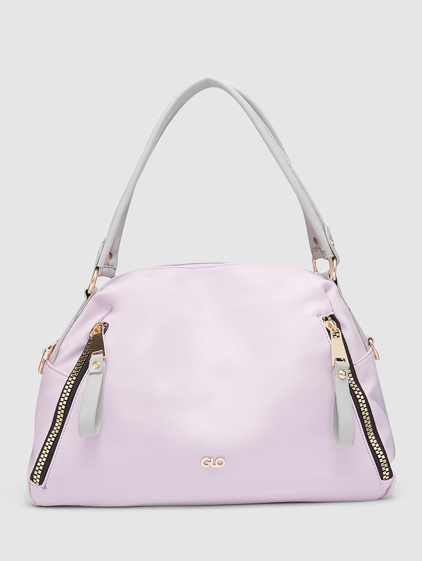 purple leatherette (pu) handbag - 20355107 -  Zoom Image - 0