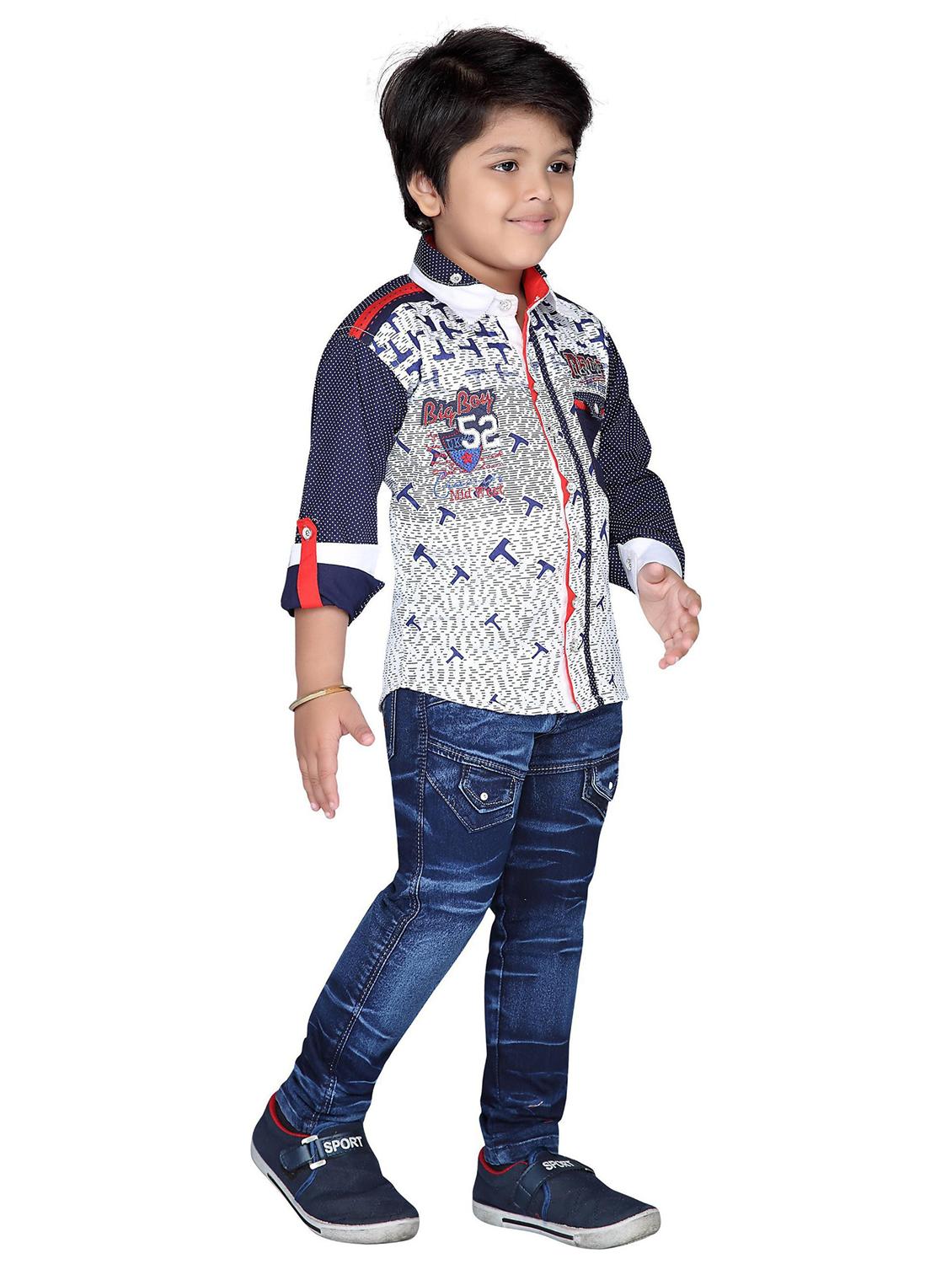 boys printed full length set  - 20357073 -  Standard Image - 1