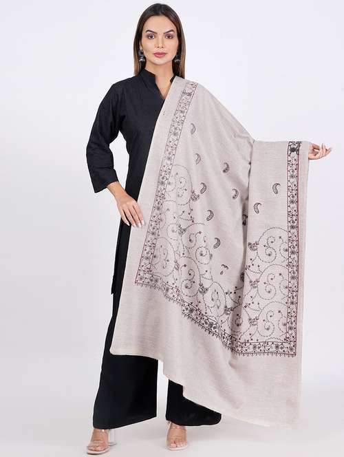 women's self design shawl - 20359868 -  Standard Image - 0