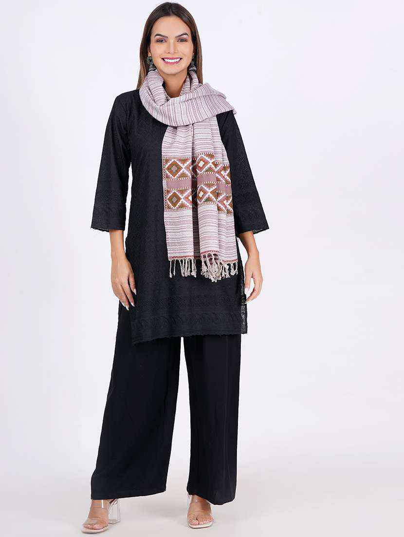 women's stripes shawl - 20359869 -  Standard Image - 1