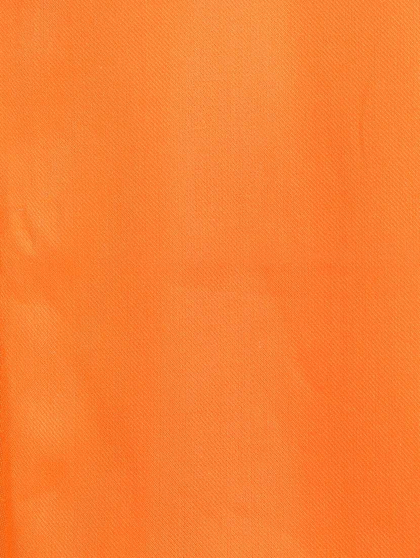 women's solid orange shawl - 20359888 - Standard Image - 4