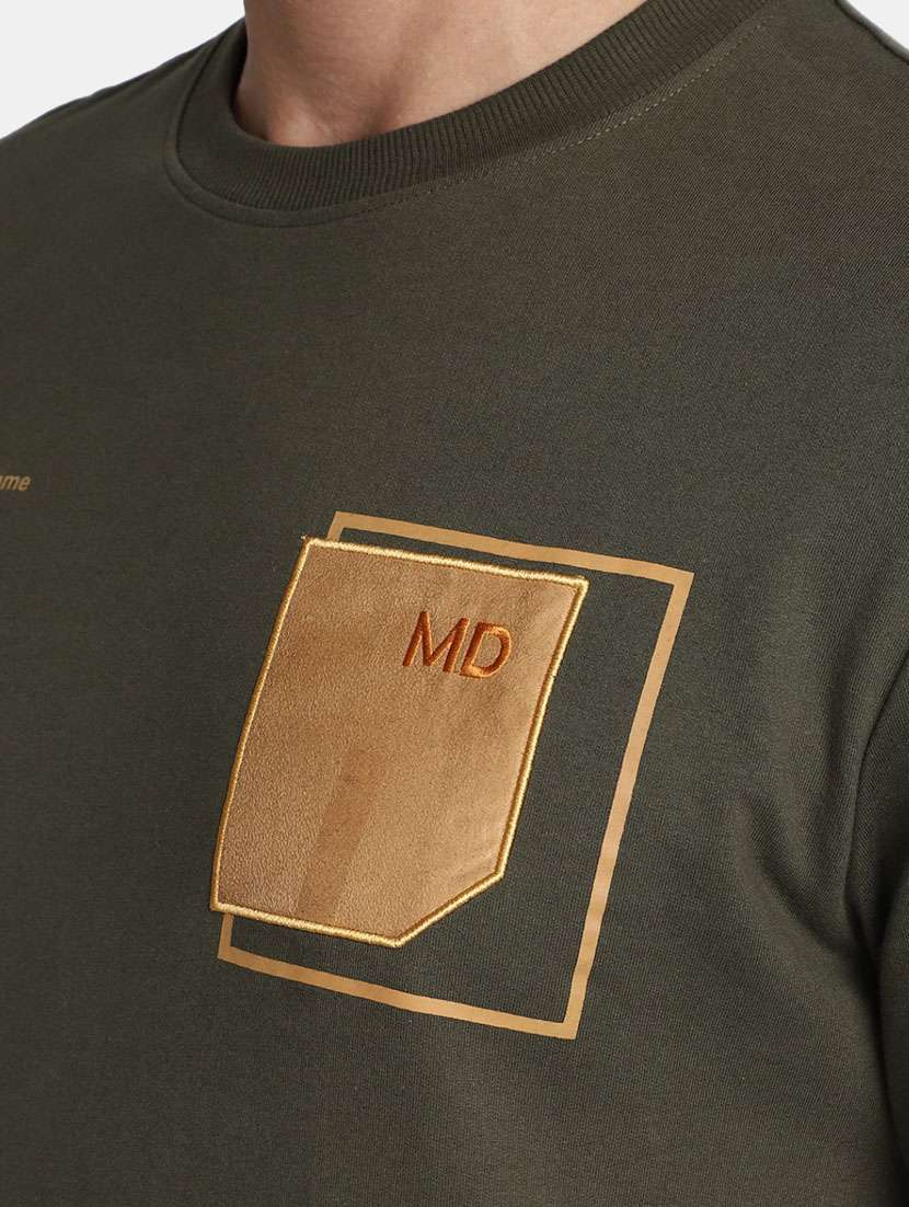 men placement print cotton t-shirt - 20361487 -  Standard Image - 4