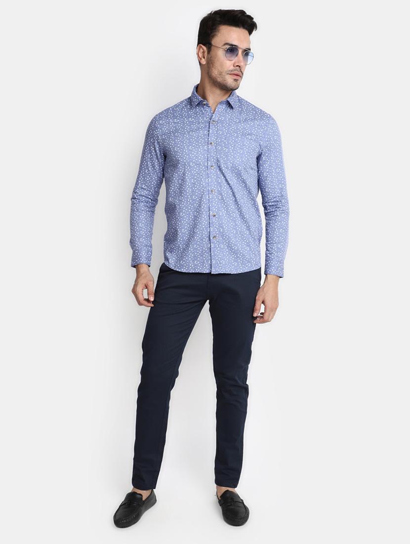 mens printed casual shirt - 20361824 - Standard Image - 4