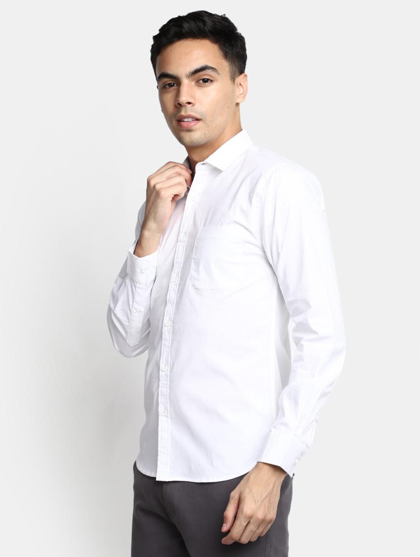 mens solid casual shirt - 20361829 -  Standard Image - 1