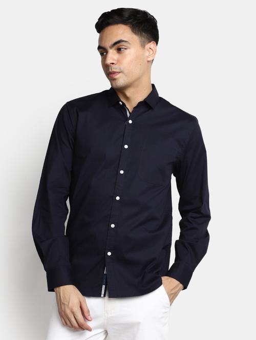 mens solid casual shirt - 20361830 -  Standard Image - 0