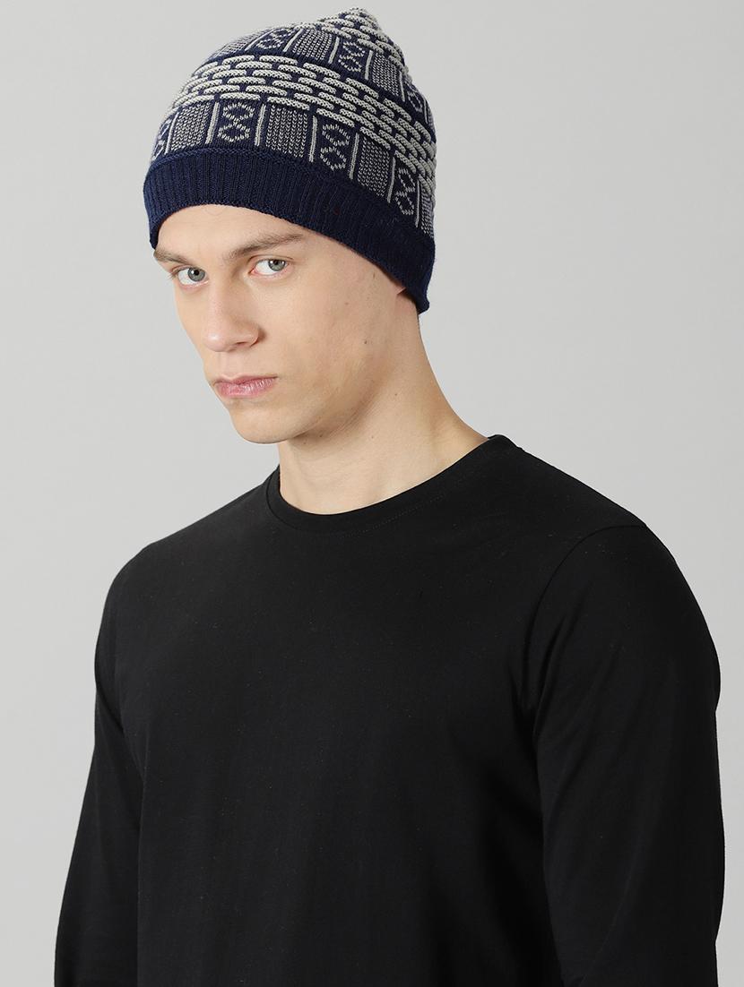 blue wool winter cap - 20361870 - Standard Image - 1