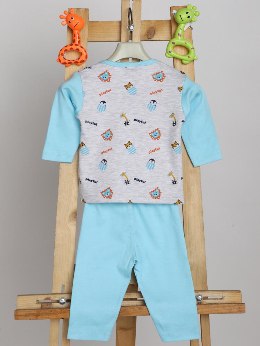 quirky print full length twin set - 20361916 - Standard Image - 1