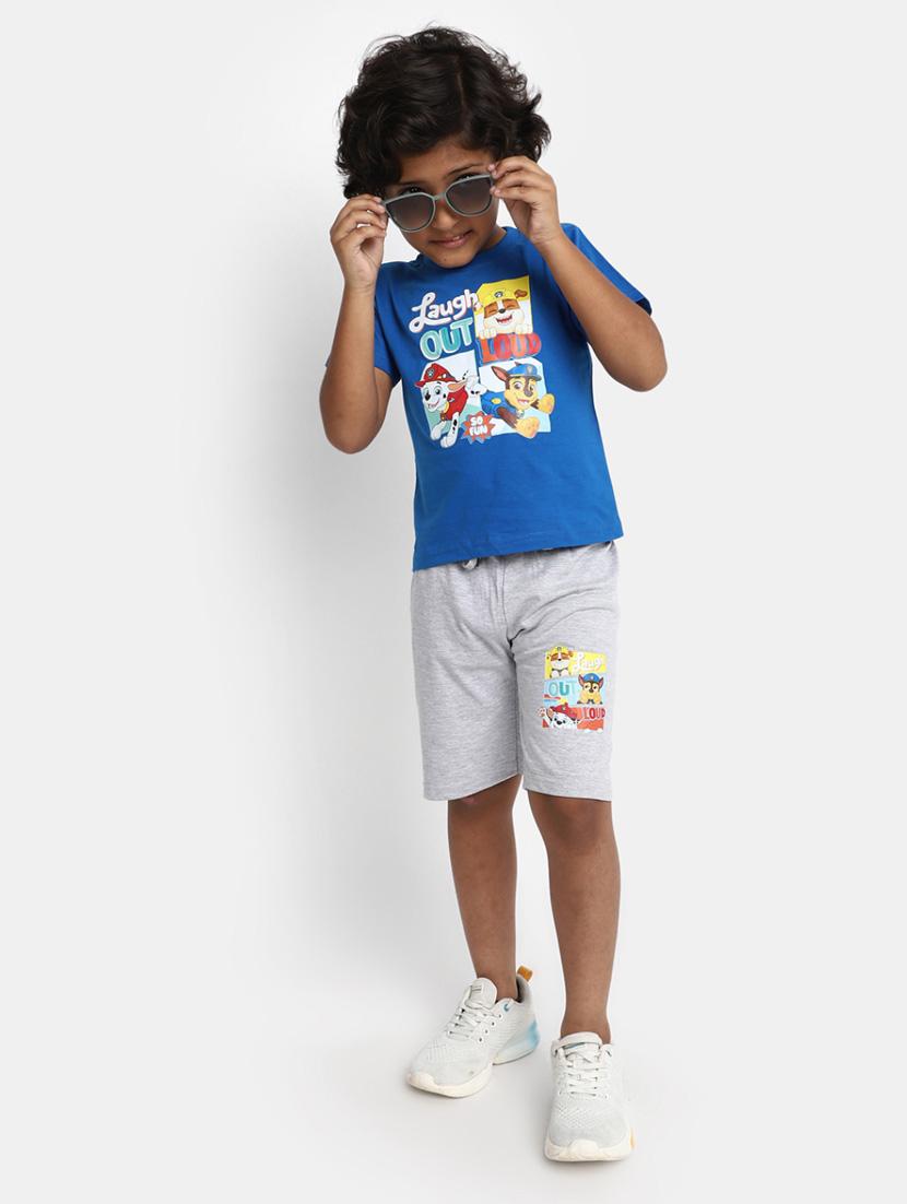boys graphic print short twin set - 20361971 - Standard Image - 4