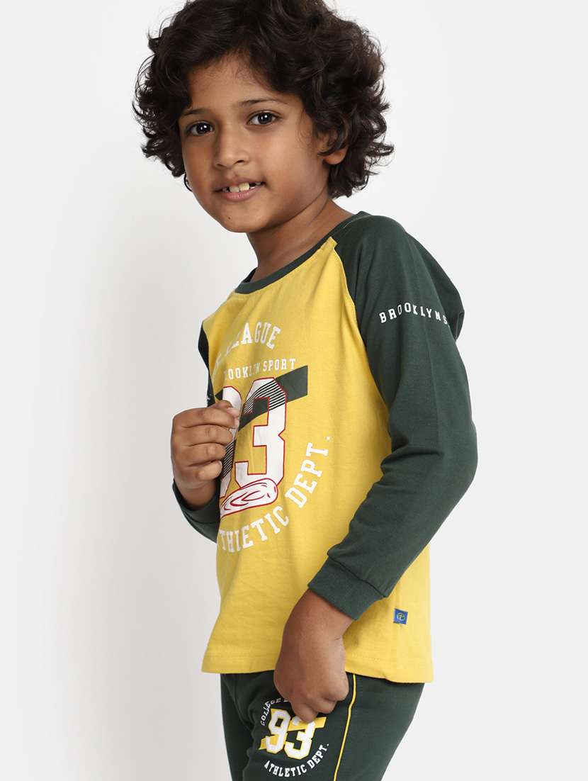 boys printed full lenght twin set - 20361972 -  Standard Image - 4