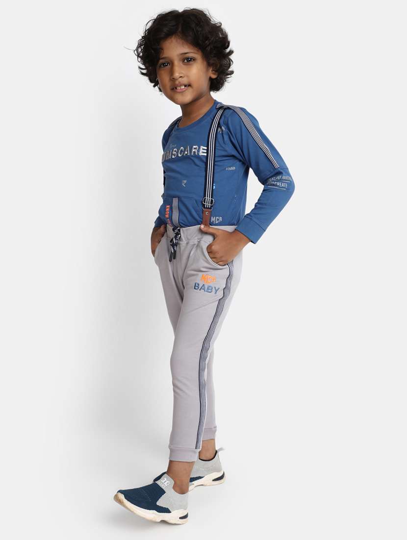 boys full length twin set with suspender - 20361990 -  Standard Image - 1