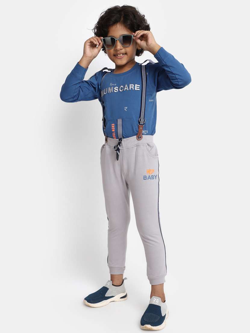 boys full length twin set with suspender - 20361990 -  Standard Image - 4