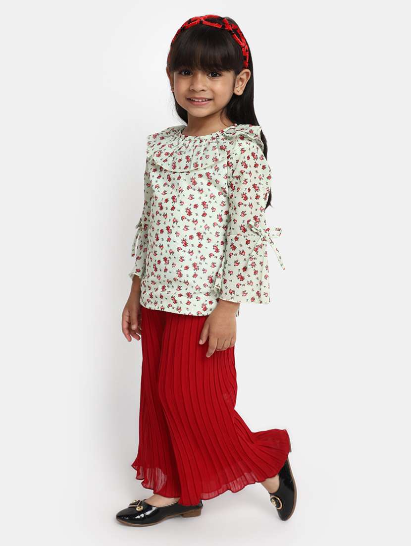 girls printed top & bottom  - 20362080 -  Standard Image - 1