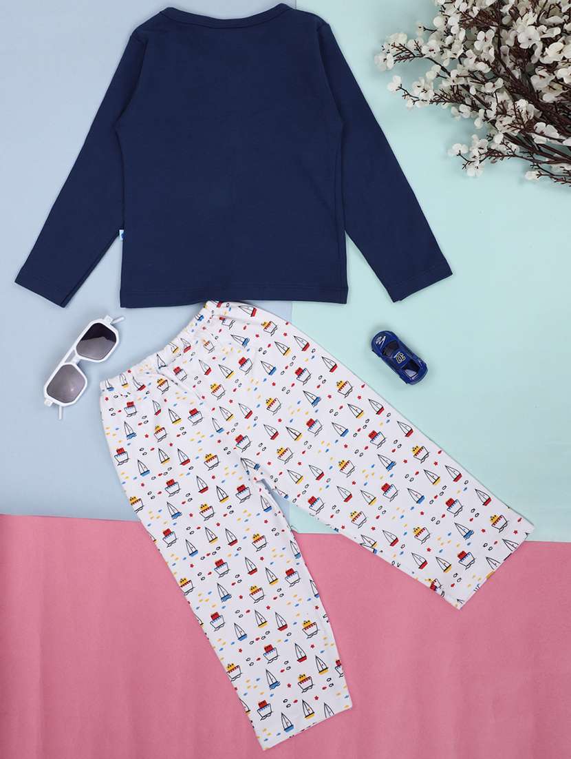 kids printed long sleeve full length set - 20362123 -  Standard Image - 1