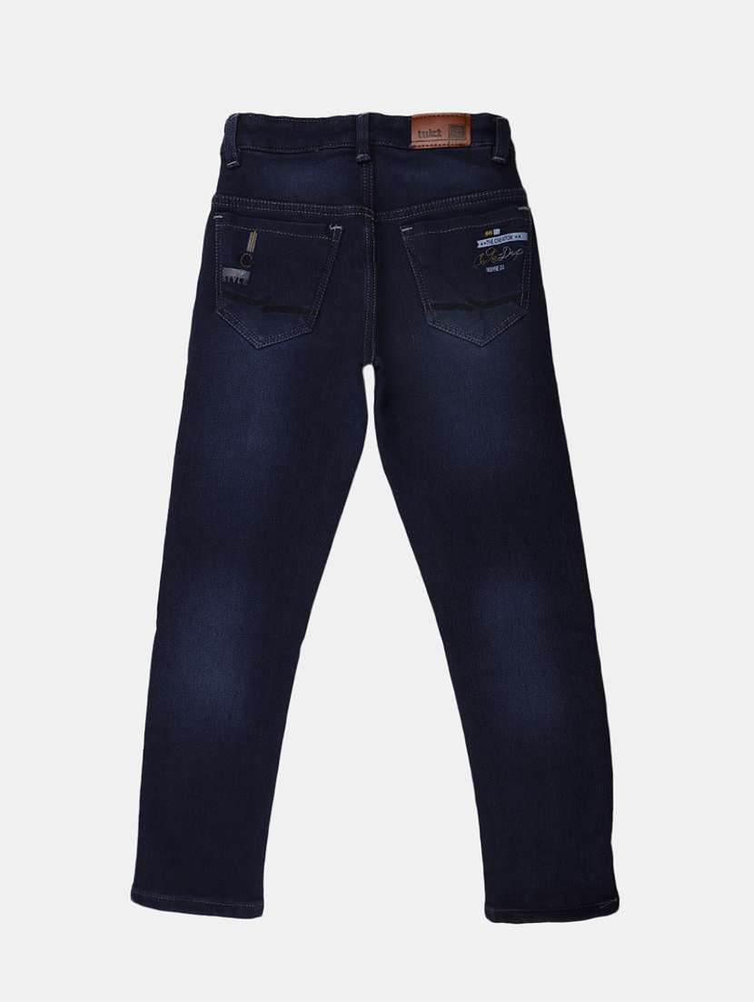 boy's plain slim fit jeans - 20362330 -  Standard Image - 1