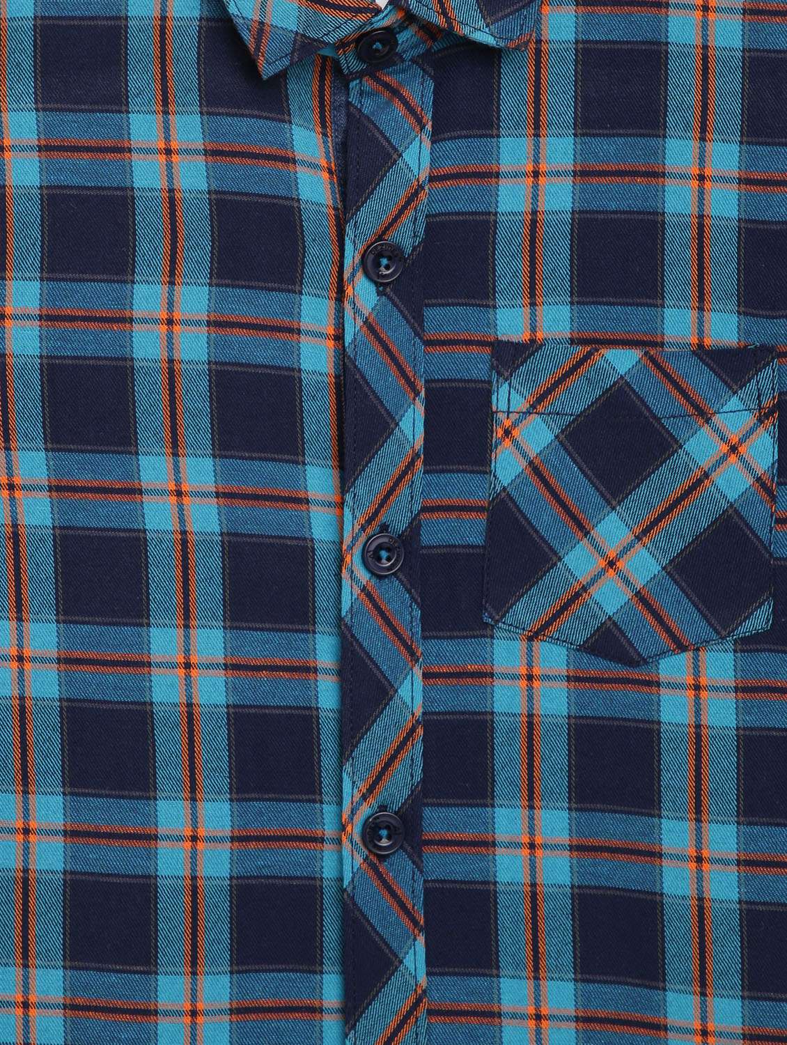 boys multi color checkered cotton blend shirt - 20362451 - Standard Image - 4