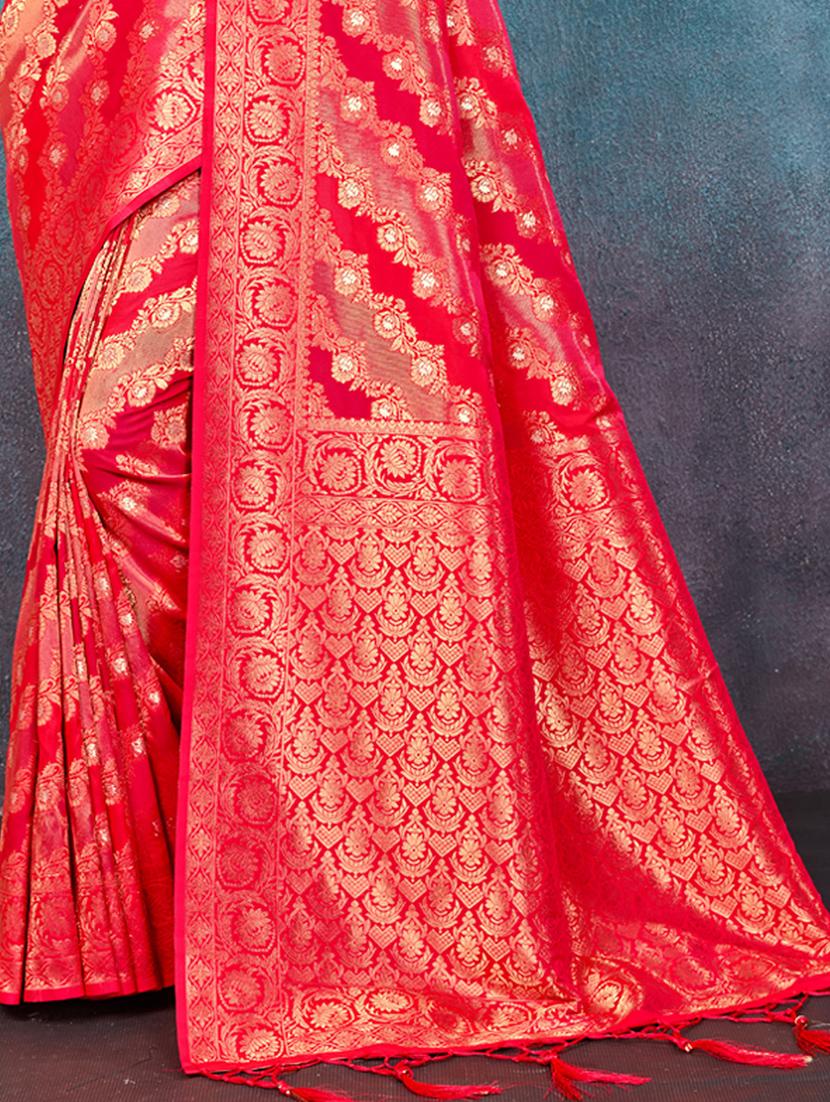 women's banarasi saree with blouse - 20363375 -  Standard Image - 1
