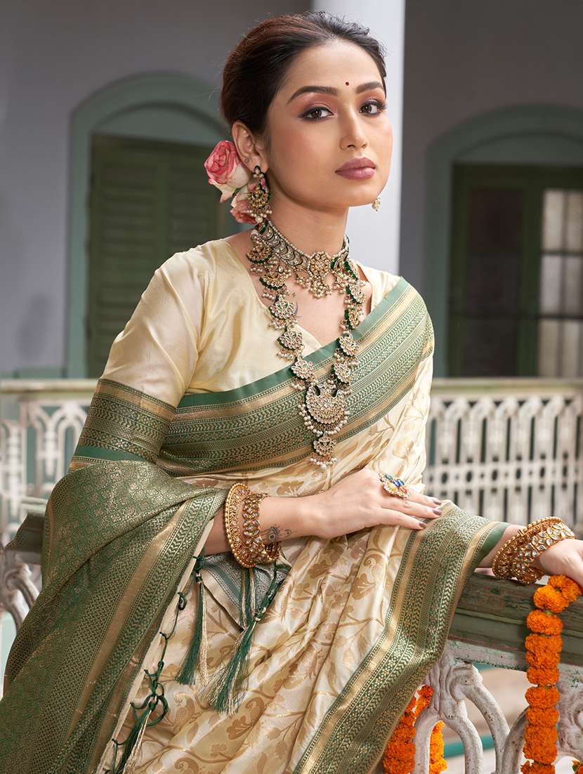 women's banarasi saree with blouse - 20363433 -  Standard Image - 1
