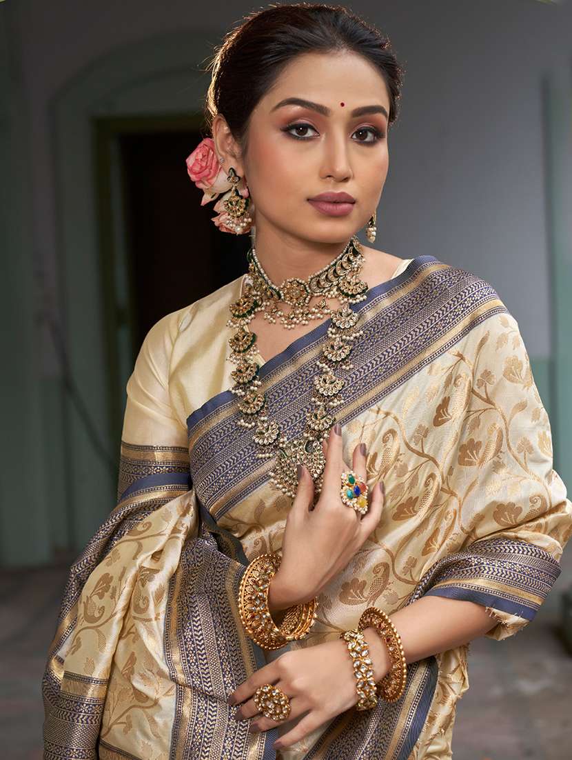 women's banarasi saree with blouse - 20363437 -  Standard Image - 1