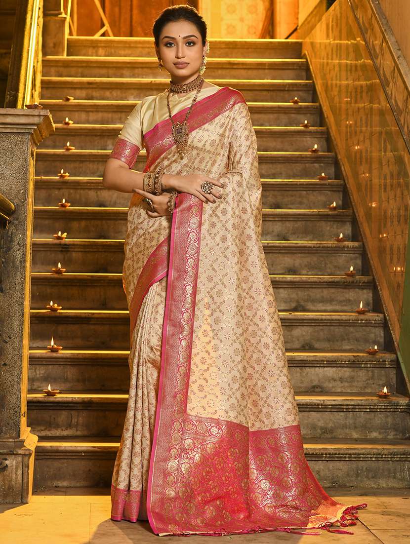 women's banarasi saree with blouse