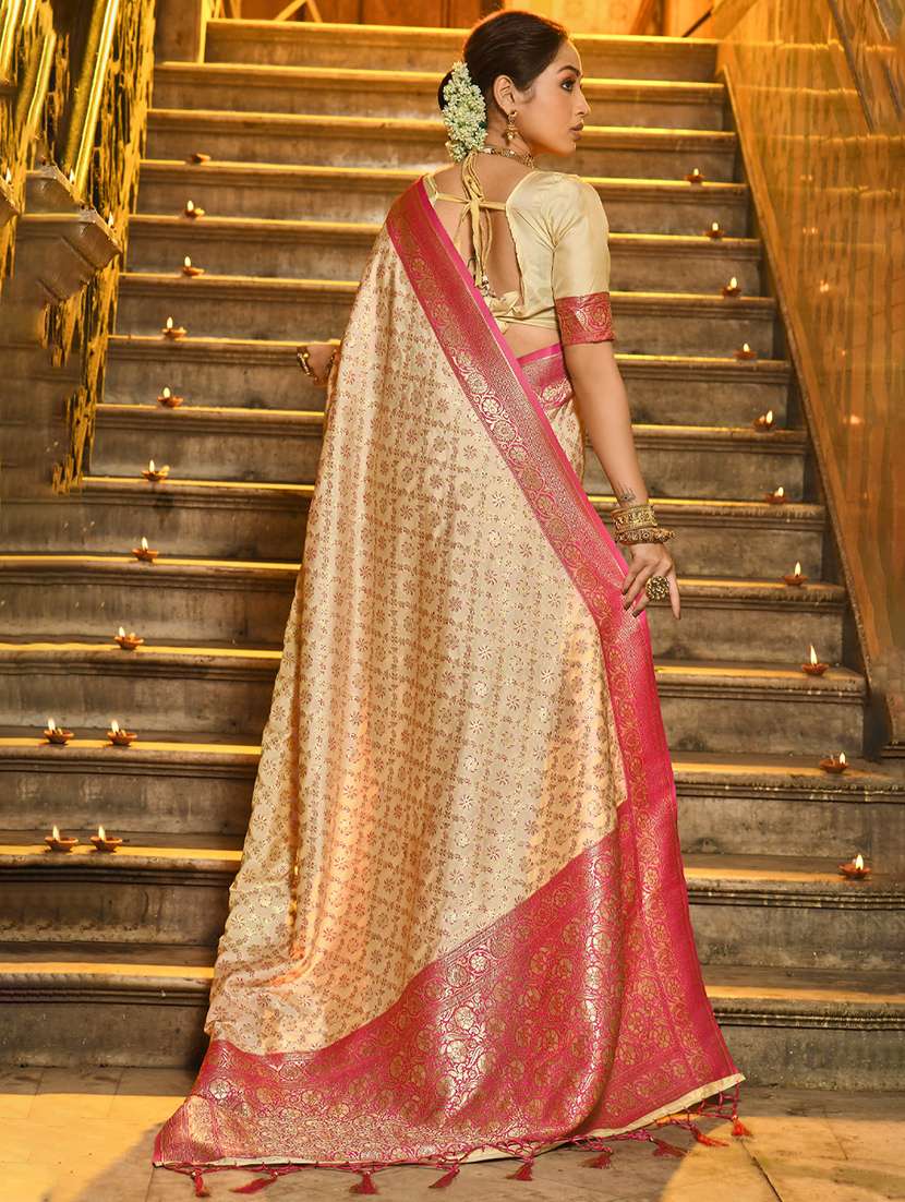 women's banarasi saree with blouse - 20363441 -  Standard Image - 1