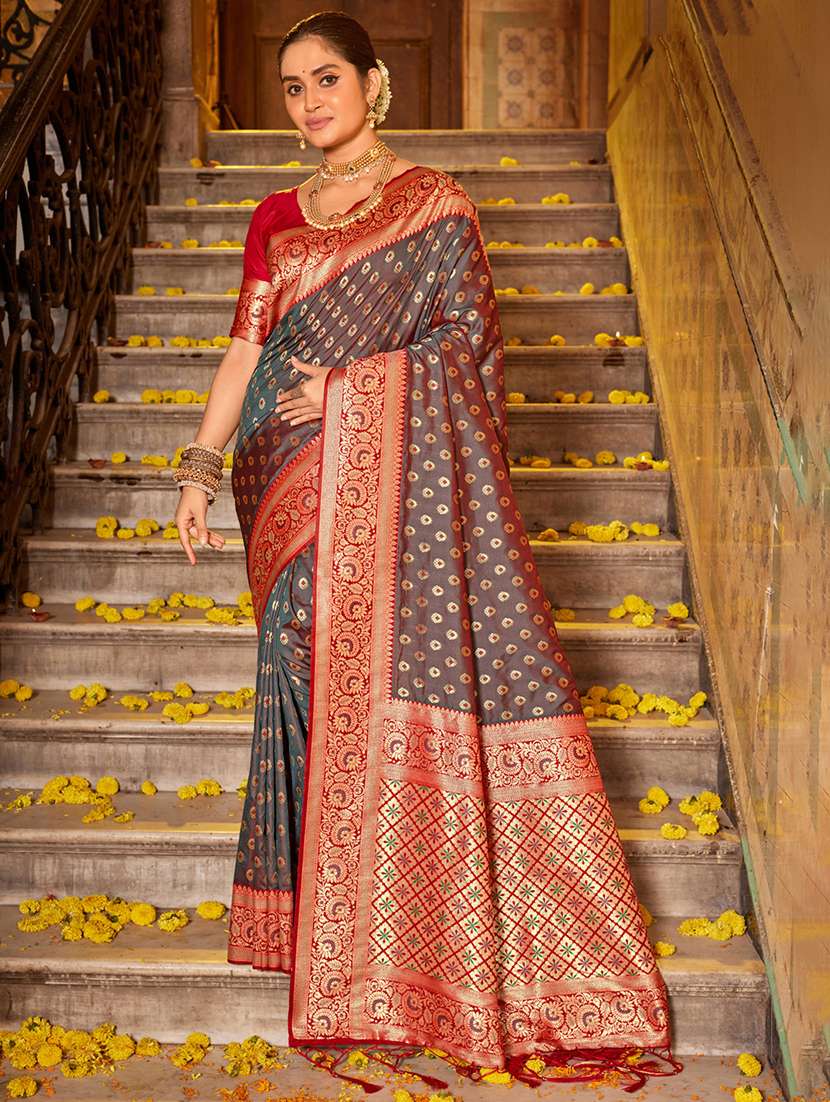 women's banarasi saree with blouse