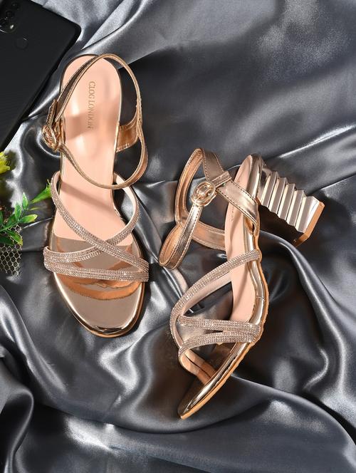 copper ankle strap sandal - 20363817 -  Standard Image - 0