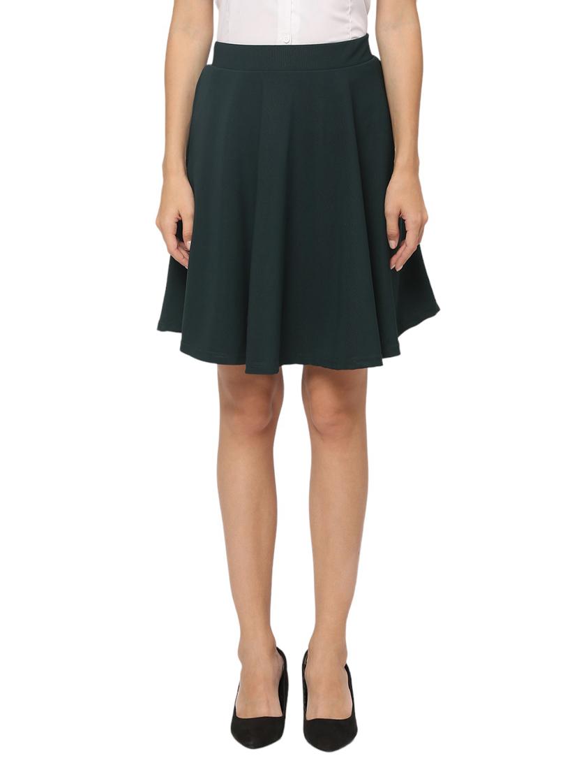 green cotton skater skirts - 20363982 - Zoom Image - 0