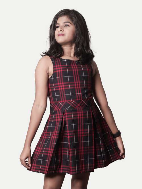 girls round neck sleeveless frock - 20364847 -  Standard Image - 0