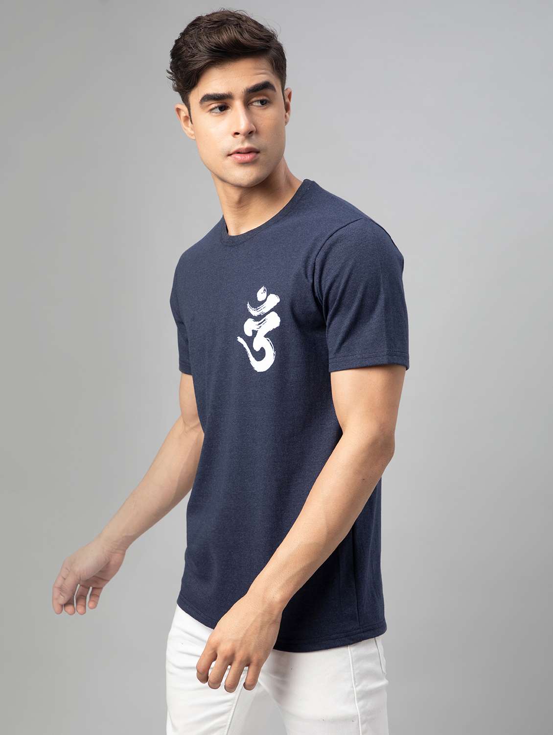 men placement print short sleeve t-shirt - 20366366 -  Standard Image - 1