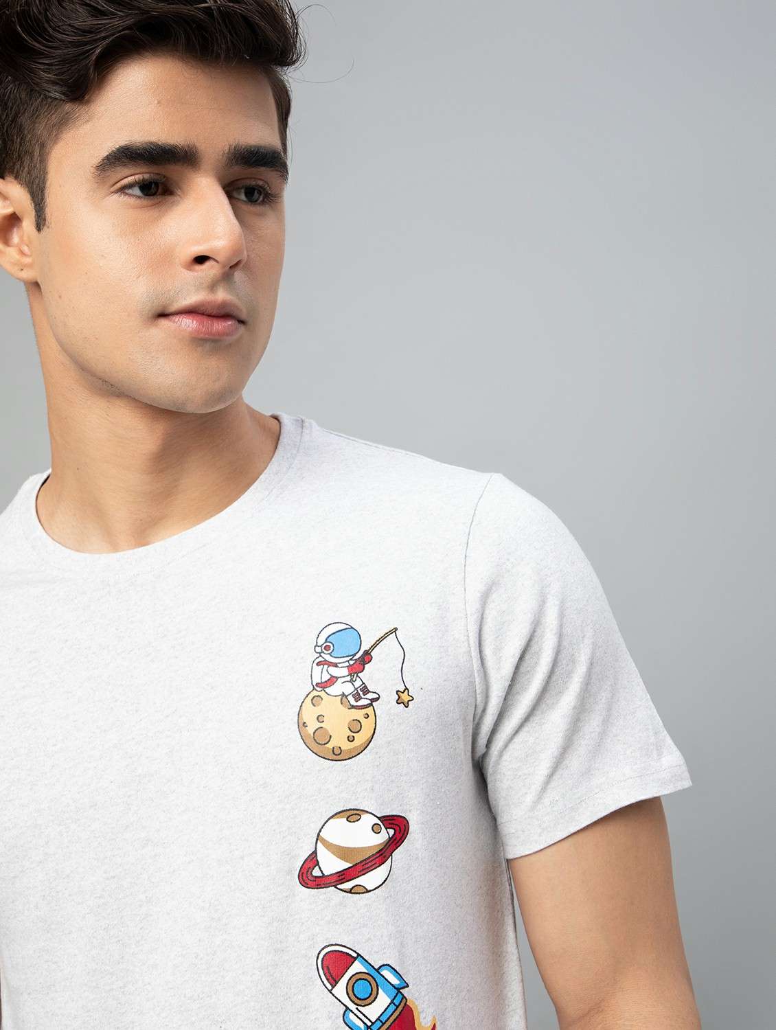 men placement print short sleeve t-shirt - 20366804 -  Standard Image - 4