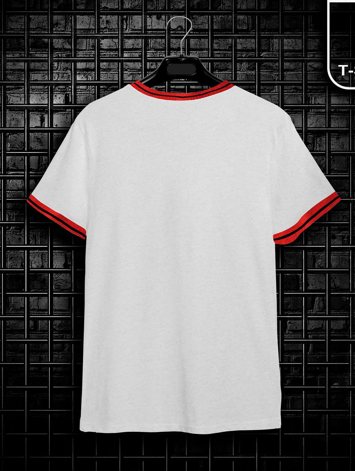 men round neck front print t-shirt - 20367386 -  Standard Image - 1