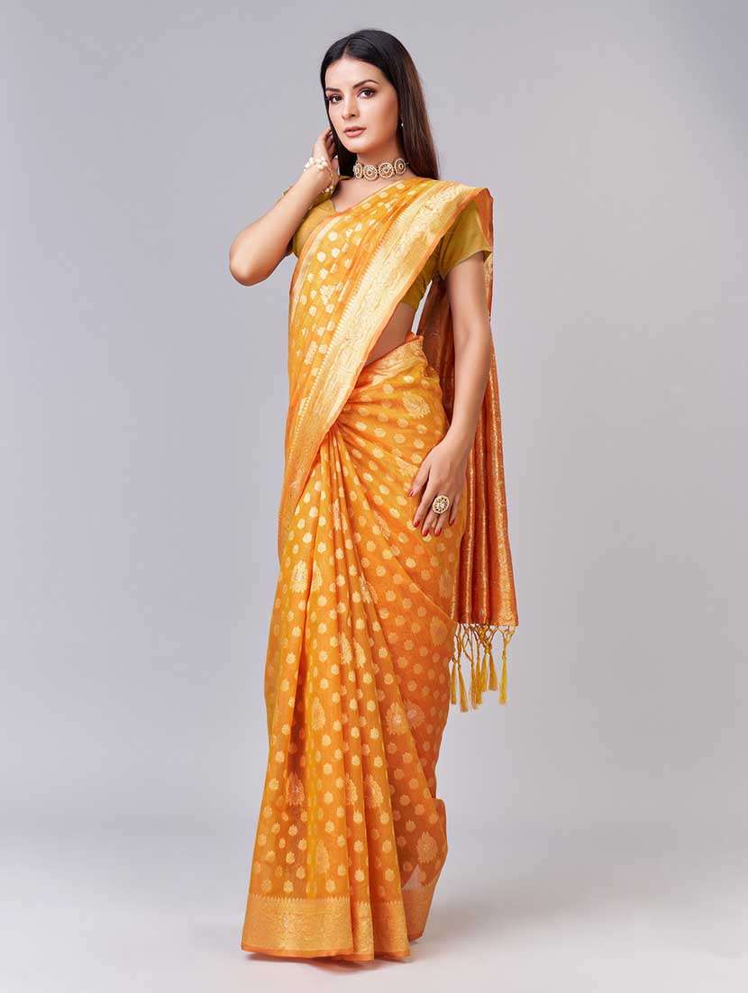 women's banarasi saree with blouse - 20367511 -  Standard Image - 1