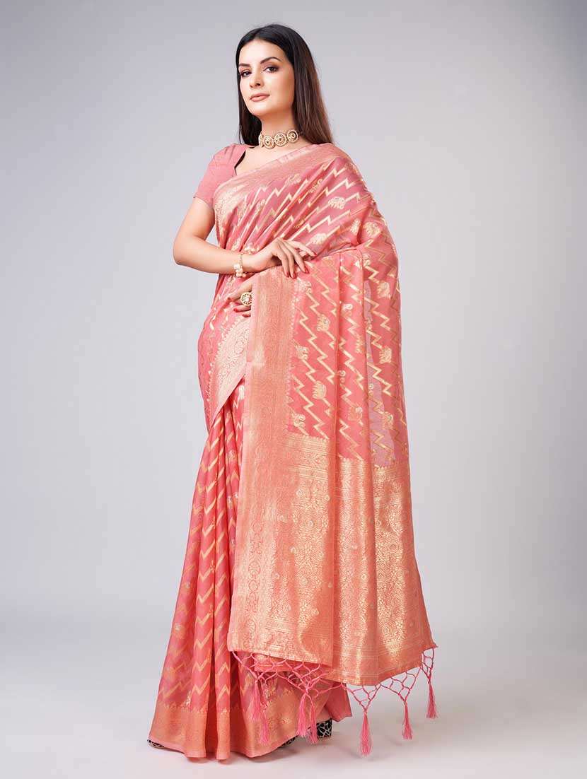 women's banarasi saree with blouse - 20367514 -  Standard Image - 1