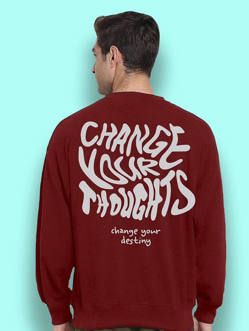 mens placement print sweatshirt - 20367618 -  Standard Image - 1