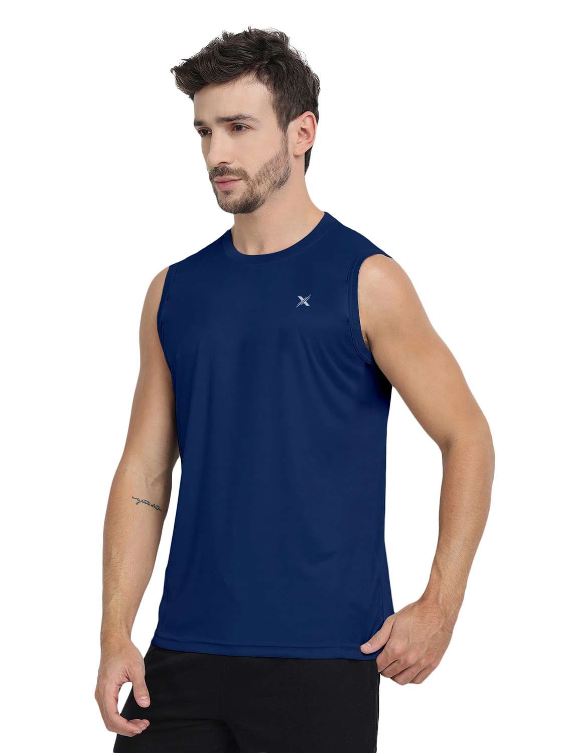 blue polyester vest - 20367680 -  Standard Image - 1