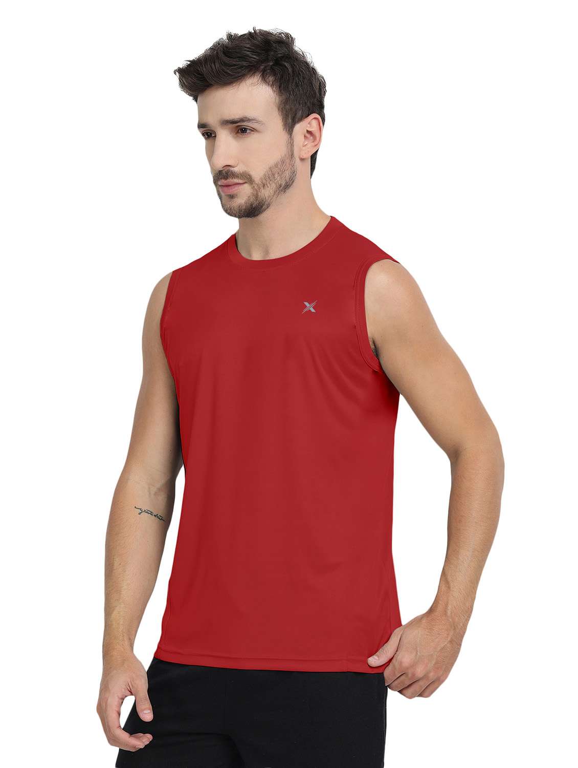 red polyester vest - 20367683 -  Standard Image - 1