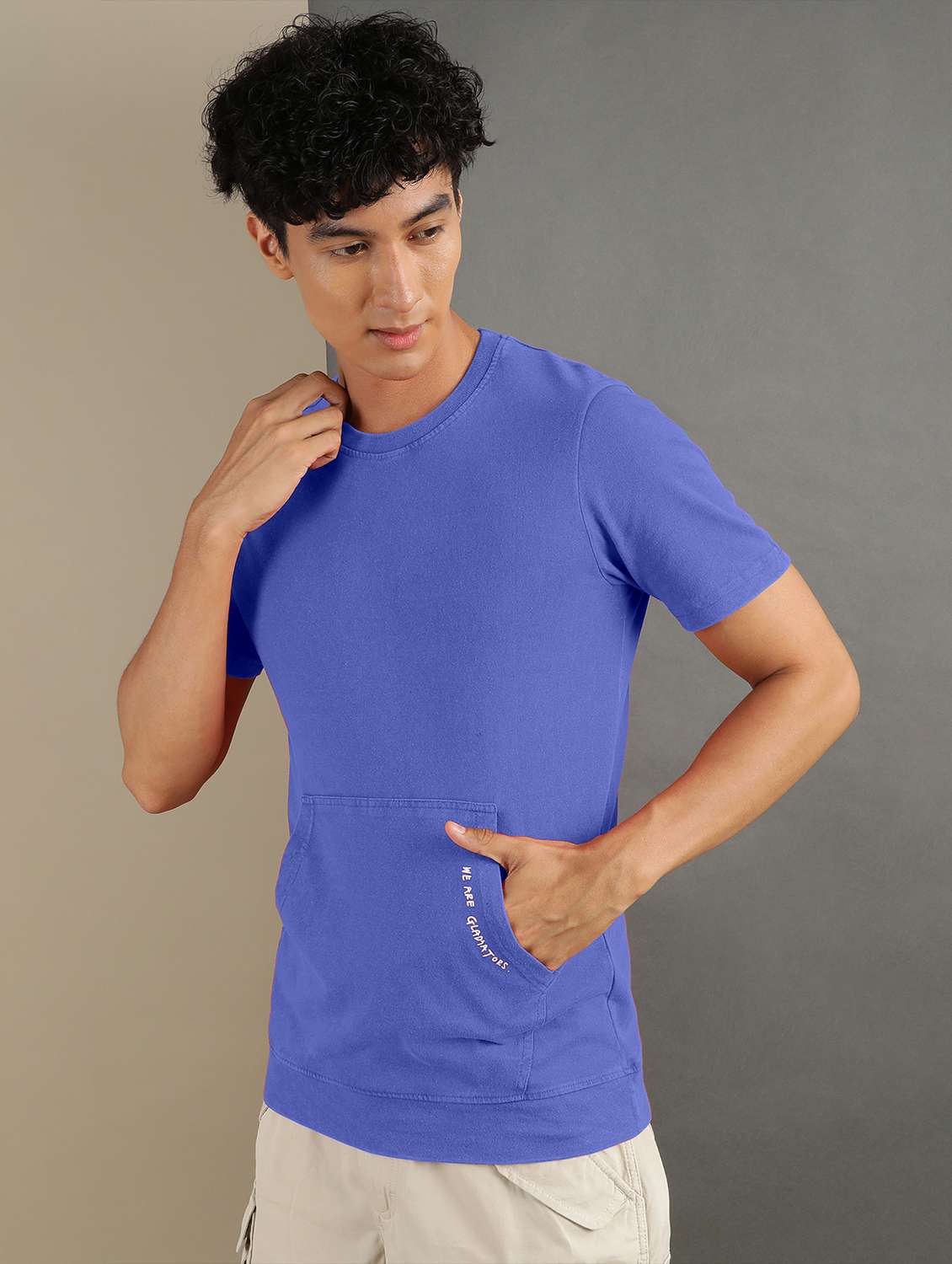 men solid pocket cotton t-shirt - 20367748 -  Standard Image - 1